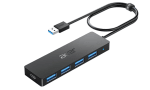 Adaptador Acer HUB USB 3.0 Ultradelgado USB 3.0 de 4 puertos con cable de 60 cm por 11,39€