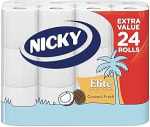 Nicky Elite Coconut Fresh Toilet Tissue – 24 Rolls – £7.99