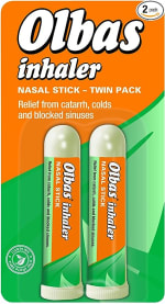 Gain a pack of 2 Olbas nasal inhaler pack of 2 for only £2.49 from Amazon