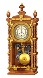 Reloj de péndulo vintage bloques construcción por 12,35€