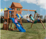 Centro de juegos para jardín YardLine, Sky Climber II por $15,999 en Costco