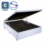 Cama Box Baú de Casal com Pistão a gás - R$ 360