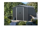 Abri de jardin en métal surface ext. hors tout 5,06 m² gris anthracite à 154,90 €