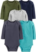 Bodys x5 Carter's por $337.64 en Amazon