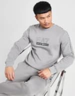 Tape Large Logo Crew Sweatshirt van EA7 Emporio Armani voor €65 bij JD Sports