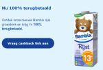 Bambix Rijst groeimelk 100% terugbetaald