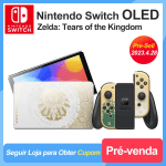 Console da Nintendo, modelo Switch Oled - R$ 2.210