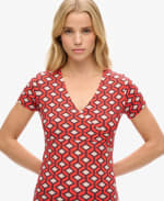 Robe courte Superdry Vintage - imprimée Couleur à 18€