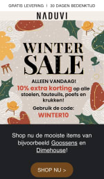 Alleen vandaag 10% extra korting op alle stoelen, fauteuils, poefs en krukken
