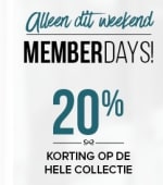 20% korting op de gehele collectie