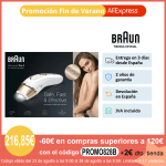 Braun Silk-Expert Pro IPL5014, Depiladora de Luz Pulsada IPL, Depilación permanente, 400 000 Disparos, SensoAdapt 214,85€