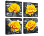 Lienzo decorativos Flores amarillas por 9,60€ en Amazon