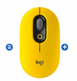 Mouse Logitech Óptico POP, 4000DPI, Amarillo por $379