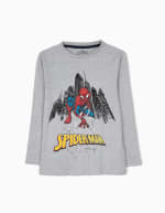 Producto oficial, camiseta manga larga Spiderman