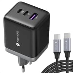 NOVOO GaN 3-poorts USB C-oplader, 100 W voor €28,99 bij Amazon