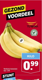bananen 1,- per kilo