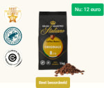Gran Maestro Italiano - koffiebonen - 1 KG voor €12 dmv code bij Koffievoordeelshop