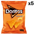5 Bolsas de Doritos Tex Mex, Nachos con sabor a queso por 6,25€