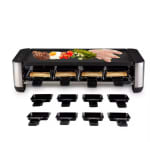 Mellerware Raclette Yummy 1400W Función grill y Plancha Placas reversibles y extraíbles 8 Personas por solo 37,94€