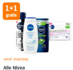1+1 gratis op alle Nivea bij de AH