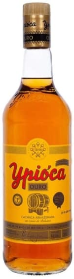 2 Unidades Cachaça Ypióca Ouro sem Palha 965ml - R$ 35,80