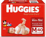 Fralda da marca Huggies, modelo Supreme Care com 40 fraldas - R$ 48,90