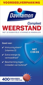 Davitamon Compleet Weerstand 400 dragees voor €17,99 bij Bol