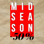 Mid Season en Valentina todo al 50% descuento