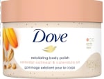 Dove Exfoliante corporal aceite de avena y caléndula 298 gr por $107 en Amazon