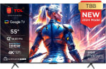TCL 55T8B Gaming TV Onkyo QLED Pro de 55" y 144 Hz por 449€