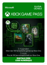 3 maanden Xbox Game Pass +3 maanden Gratis voor €29,99