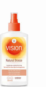 Vision Natural Bronze - Zonnebrand spray 30 en 50 SPF voor €7,99 bij Kruidvat