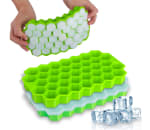 30% de descuento en 2 Piezas Bandejas para Hielo Silicona Moldes de Cubitos de Hielo con Tapa