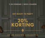 Tot en met zondag 20% korting op de nieuwe collectie bij WE Fashion