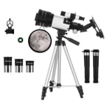 Télescope Astronomique Réfracteur Portable K&F Concept KF33.037 - 70 mm à 80,99€