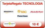 Tarjetas de 10€ gratis de Mediamarkt, Amazon, El Corte Ingles, Zalando, Cepsa y mucho mas.
