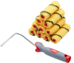 Lot de 11 mini-rouleaux tissés ProDec - 100mm Avec poignée souple à 3,99€