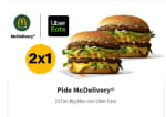 2x1 en Big Mac con Uber eats