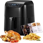 Freidora sin Aceite 5,5L con Libro de Recetas por 58,99€