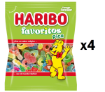4 Bolsas de HARIBO Favoritos Pica de 250grs por 6.22€