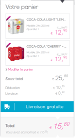 Heel goedkope drank op Veepee (Coca cola, Fanta, Sprite, Monster, Nalu)