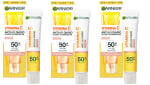 3 Botes de Garnier Vitamina C Fluido Antimanchas Anti-UV Diario Efecto Glow FPS50+, Protege, Previene y Reduce las manchas, para todo tipo de pieles, 40 ml por 18.46€