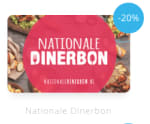 20% korting op alles bij de Nationale Dinerbon