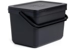 Cubo basura con tapa para residuos orgánicos SIN Soporte 6L Capacidad Polipropileno hecho con materiales 100% reciclados 26,5x19x18,5cm a solo 6,61€