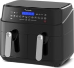 TurboTronic DAF5 Dubbele Airfryer XXL - heteluchtfriteuse - 9L - Zwart voor €99 bij Bol.com