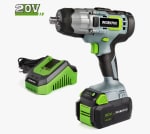 Taladro inalámbrico compacto WORKPRO 21PC 20V Li-ion con 1 batería por 31,86€ y con 2 baterías por 37,10€