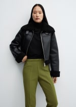 Pantalón recto cinturón para Mujer por 4.99€