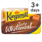 Buy Kingsmill tasty wholemeal or soft white medium bread loaf from Tesco for £1.10