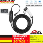 Cable de carga rápida para coche eléctrico 13 A 220V