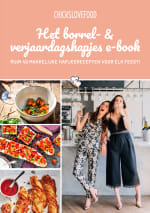 50% korting op E-BOOK | Borrel- en verjaardagshapjes van Chickslovefood